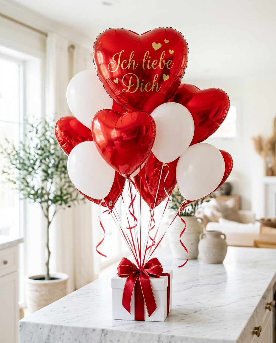 Herz-Bouquet „Ich liebe Dich"